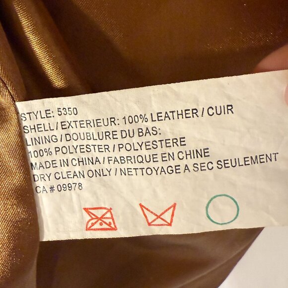 Vintage Pier 91 Tan Genuine Leather Suede Bomber Jacket, Stand Collar - Picture 8 of 8